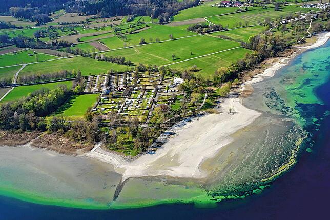 Und weiter über den Campingplatz Klausenhorn.