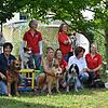 Die Besuchshunde des Roten Kreuzes übten einen Nachmittag Crossdogging.