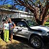 Tanja und Armin Vogelsang haben mit ihrem 2004-er Mitsubishi L200 50.000 Kilometer in Afrika zurückgelegt