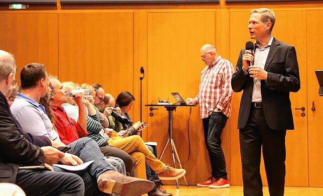 Dirk Geisinger, Moderator des Abends.