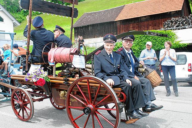 Bild 29: Gute Laune beim Bezirksmusikfest in Lausheim