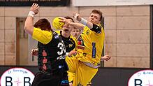 Die HSG Konstanz (am Ball Jonas Hadlich) trifft mit dem TuSEM Essen auf einen Verein mit klangvollem Namen.