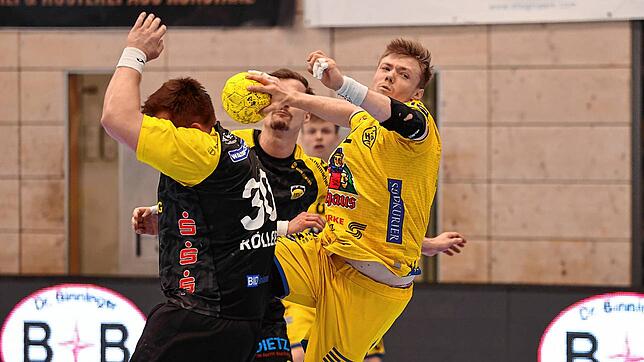 Die HSG Konstanz (am Ball Jonas Hadlich) trifft mit dem TuSEM Essen auf einen Verein mit klangvollem Namen.