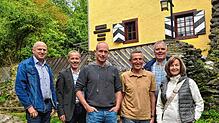 Der Vorstand des Fördervereins Hohenkrähen (von links): Schatzmeister Kurt Fürst, Schriftführer Markus Wannenmacher, Burgvogt Alexander ...