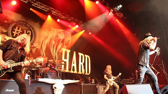 Die Band Gotthard, hier bei einem Auftritt in Singen, wird das Milchwerk Musik Festival gemeinsam mit Audesno eröffnen. (Archivbild)