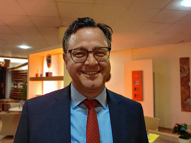 Henrik Wengert bei der Nominierungsversammlung der Freien Wähler im Wahlkreis Überlingen/Owingen/Sipplingen.