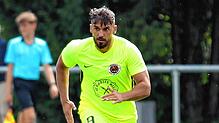 Vor Marcel Simsek, Torjäger im Dress des Türk. SV Singen, warnt Ronny Warnick, Coach des Hegauer FV besonders.