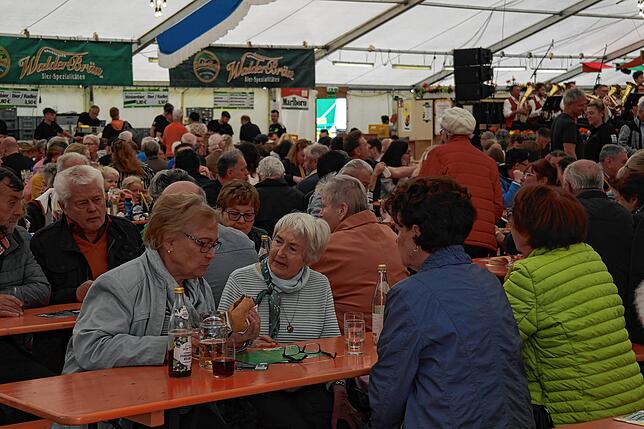 Bild 5: Bilder vom Sonntagsfrühschoppen beim Blütenfest in Oberteuringen