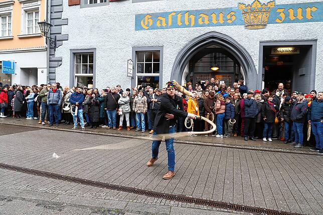 Bild 26: Überlingen: Einschnellen der Fasnet am Dreikönigstag