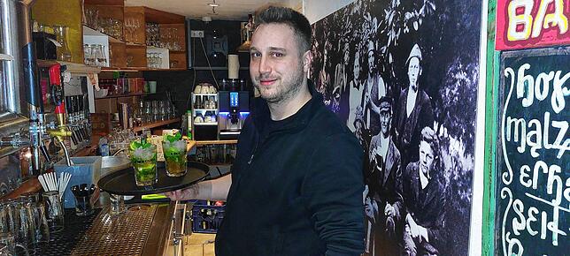 Der womöglich netteste und höflichste Kellner in Konstanz: Felix Pahlow vom Stable.