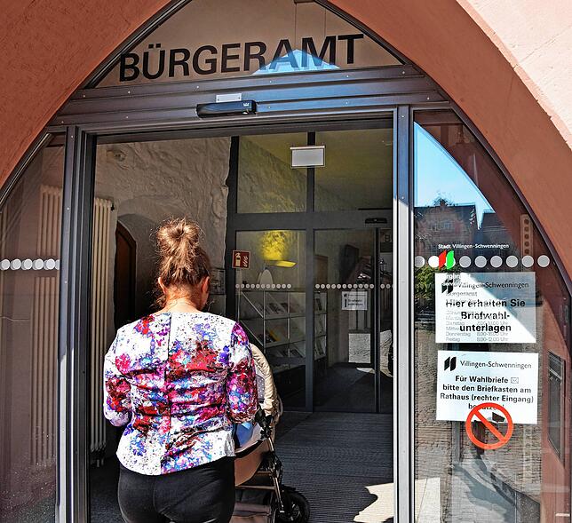 Der Eingang zum Bürgeramt im Alten Rathaus.