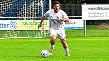 Blick nach vorn: Kevin Lajthia ist beim SV Blau-Weiß Murg eine wertvolle Stütze in der Abwehr. Nach seinem Platzverweis im Spiel beim ...