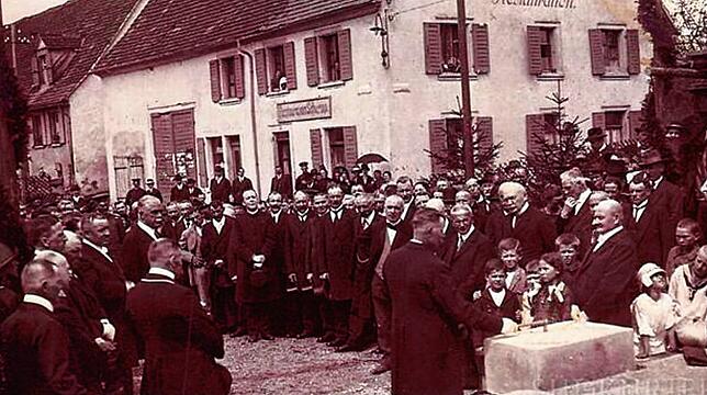 Die Einweihung des Allmendshofener Rathauses am Sonntag, 26. September, 1926.