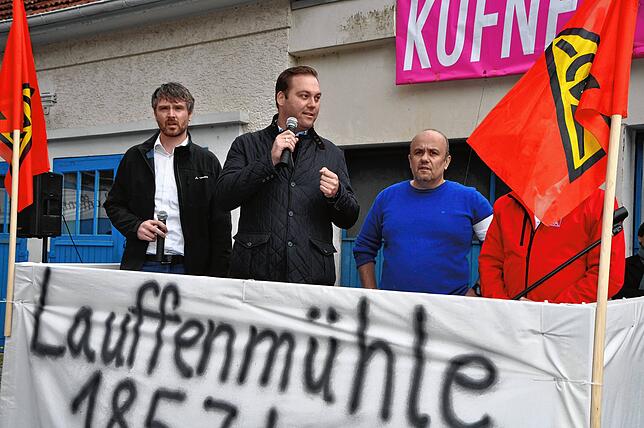 Am Samstag den 13.4.2019 fand auf dem Fabrikgelände der Firma Lauffenmühle in Lauchringen eine Kundgebung mit rund 800 Teilnehmern ...