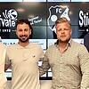 Die Macher beim FC Wittlingen: Die beiden Trainer Angelo Cascio und Fabio Muto, Teammanager Nicolaj Schwald und Sportchef Kevin Pabst ...