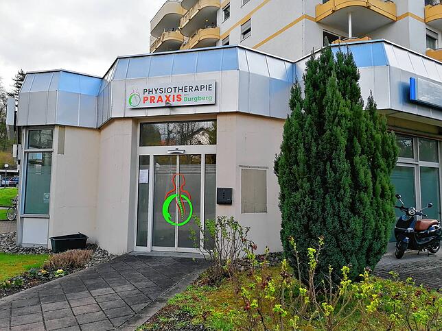 Standort Burgberg: Bisher ein Reisebüro, jetzt eine Physiotherapiepraxis.