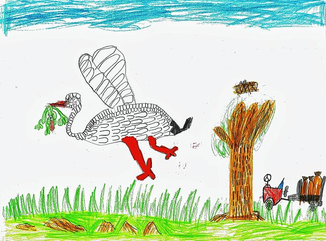 Dieses detailreiche Bild hat Emil Keppner aus Überlingen gemalt.