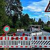 Ein schon fast gewohntes Bild in Villingen: Die Peterzeller Straße ist gesperrt.