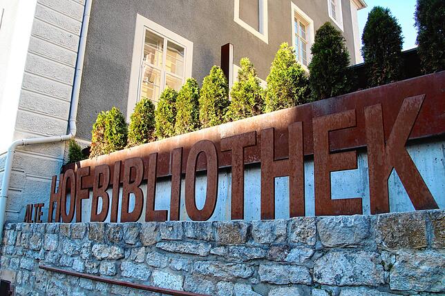 Die &bdquo;Alte Hofbibliothek&ldquo; an der Haldenstraße in Donaueschingen.