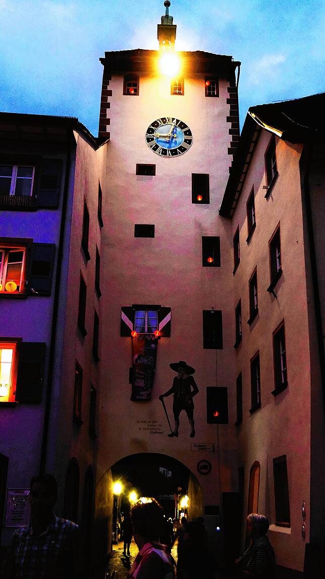 Bild 8: Romantische Stimmung in der Kaiserstraße in Waldshut - Die schönsten Eindrücke