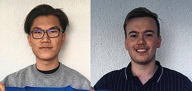 Micke Jin und Aaron Elicker