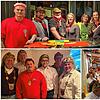 Sind bereit für die Fasnacht 2025: (oben) Das neue Team des Kappedeschle (von links) Lutz Endres, Benni Bromma, Peter Zabel, Jule Uhl, ...