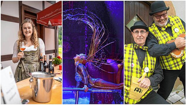 Ein Tag rund ums Thema Wein im Freilichtmuseum Vogtsbauernhof, Wasser und Akrobatik im Zirkus in Donaueschingen oder Humor und Mundart ...