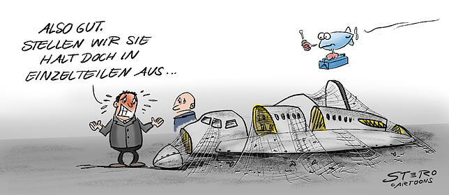 Bild 7: So bunt war das Jahr in Friedrichshafen: Ein Rückblick in Karikaturen