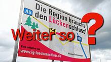 Der Film über den Lückenschluss B523 von 2023 enthält Szenen aus dem Vorläufer von 1987.