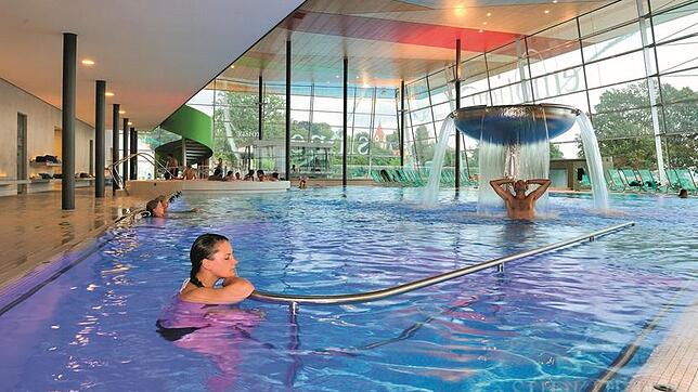 Vorzeigebad: Die Therme ist bei Konstanzern und Badegästen von außerhalb beliebt: Etwa 30 bis 40 Prozent kommen aus der Schweiz. Die ...