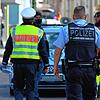 Polizeibeamte bei einer Demonstration der Freiheitsfahrer in Radolfzell. Corona und damit verbundene Einsätze beschäftigten die Beamten ...