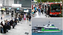 Busse, Bahnen, Flüge, Fähren &ndash; wie stark ist die Region am Montag, 27. März vom Mega-Warnstreik betroffen?