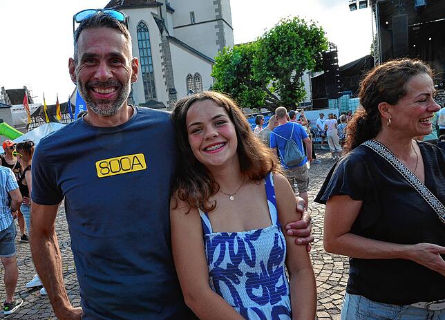Bild 40: Gute Stimmung beim dritten Konzertabend des Markdorf Open-Air 2025