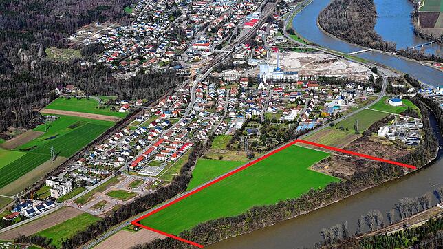 Das geplanten Zentralkrankenhaus für den Landkreis Waldshut soll in Albbruck gebaut werden. Und zwar zwischen B&nbsp;34 und Rheinufer, ...