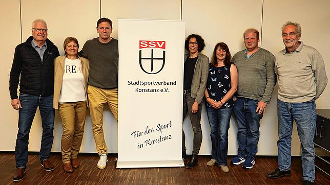 Der Vorstand des Stadtsportverbands (von links): Christian Voigt (Wassersport), Ursula Klaußner (Beisitzerin), Martin Müller ...