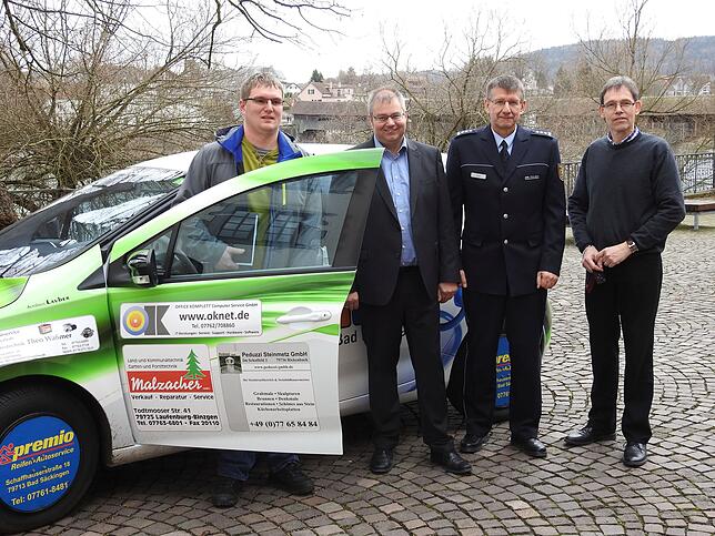 Das elektrische Bürgerauto fährt in Bad Säckingen seit 2016. Ein halbes Jahr nach der Inbetriebnahme zogen damals Klaus Strittmatter ...