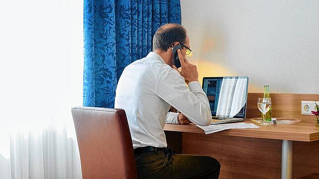 Arbeiten ist nun auch in Hotelzimmern möglich, so wie hier im Rheinsberg in Bad Säckingen.