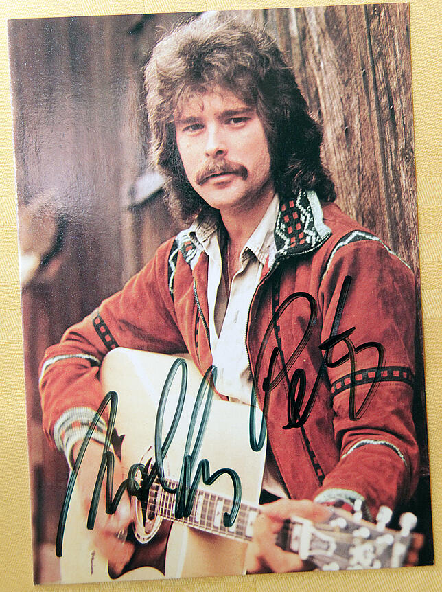 Autogrammkarte von Wolfgang Petri