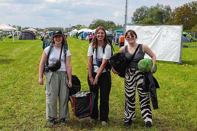 Bild 8: Die Camper sind da und stimmen sich aufs Campus-Festival 2024 ein