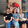 Freuen sich, das diesjährige Sommerferienprogramm vorstellen zu können (von links): Philipp Güntert vom Stadtmuseum, Nina Müller von der ...