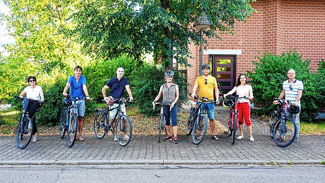 Das Team der Initiative Moobiles Küssaberg freut sich auf die kommenden drei Wochen und hofft auf viele Radfahrkilometer.