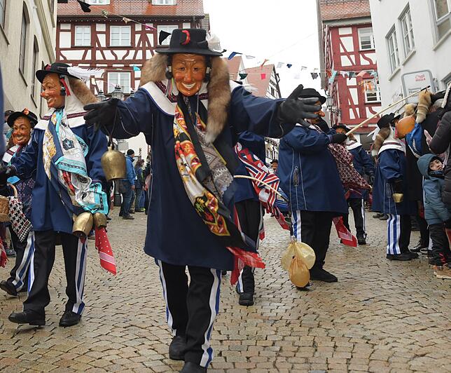 An 24. Stelle kam beim riesen Umzug die traditionsreiche Narrenzunft aus Schwenningen.