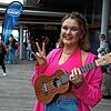Extra zum Casting für &bdquo;Deutschland sucht den Superstar&ldquo; aus Klagenfurt nach Friedrichshafen angereist: Die 23-jährige Celine ...