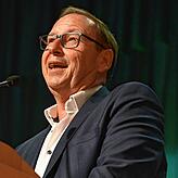 Ortsvorsteher Manfred Moosmann, hier beim Festakt zu 100 Jahren Evangelisch und Katholisch Tennenbronn im Juli.