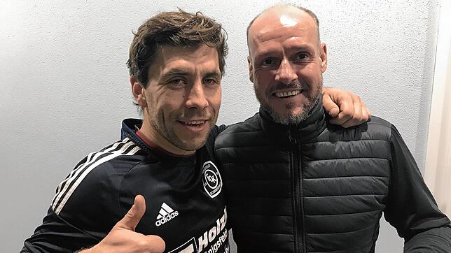 Im Sommer gibt es beim FC Königsfeld Veränderungen auf der Trainerbank: Während Erik Raab (links) weitermacht, hört Jörg Klausmann ...