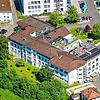 Das Stockacher Krankenhaus aus der Vogelperspektive.