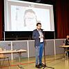Per Videoschaltung war der Gutachter Hans Ulrich aus München bei der Infoveranstaltung permanent mit eingebunden. Im Vordergrund die ...