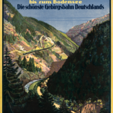 Als schönste Gebirgsbahn Deutschland wird die Schwarzwaldbahn auf diesem historischen Werbeprospekt gefeiert. Sicher nicht zu Unrecht.