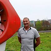 Günter Eigenbrodt, Pilot und Stationsleiter der Luftrettung in Friedrichshafen.