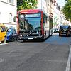 Busse lösen in der Gartenstraße Erschütterungen aus, das beklagen Anwohner. Die Stadt erklärt aber, sie sehe keinen Bedarf zum Handeln.